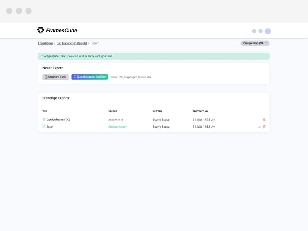 CONSUST AI Forms Export Fragebogen