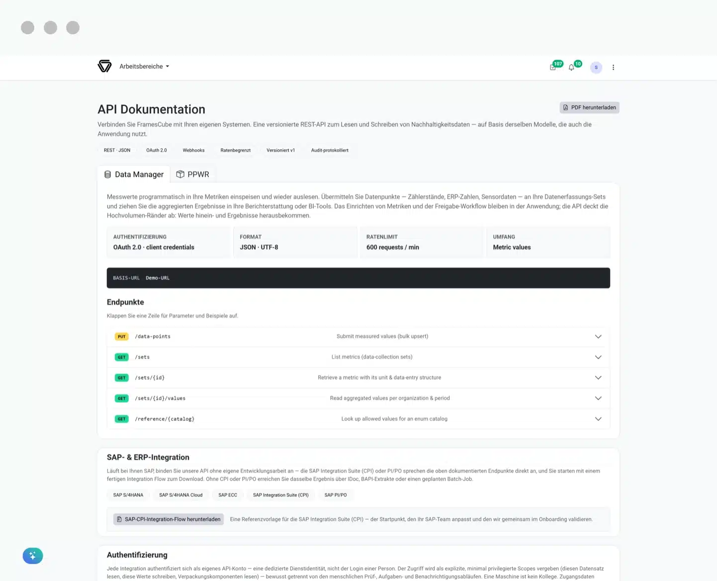 consust daten management software schnittstellen