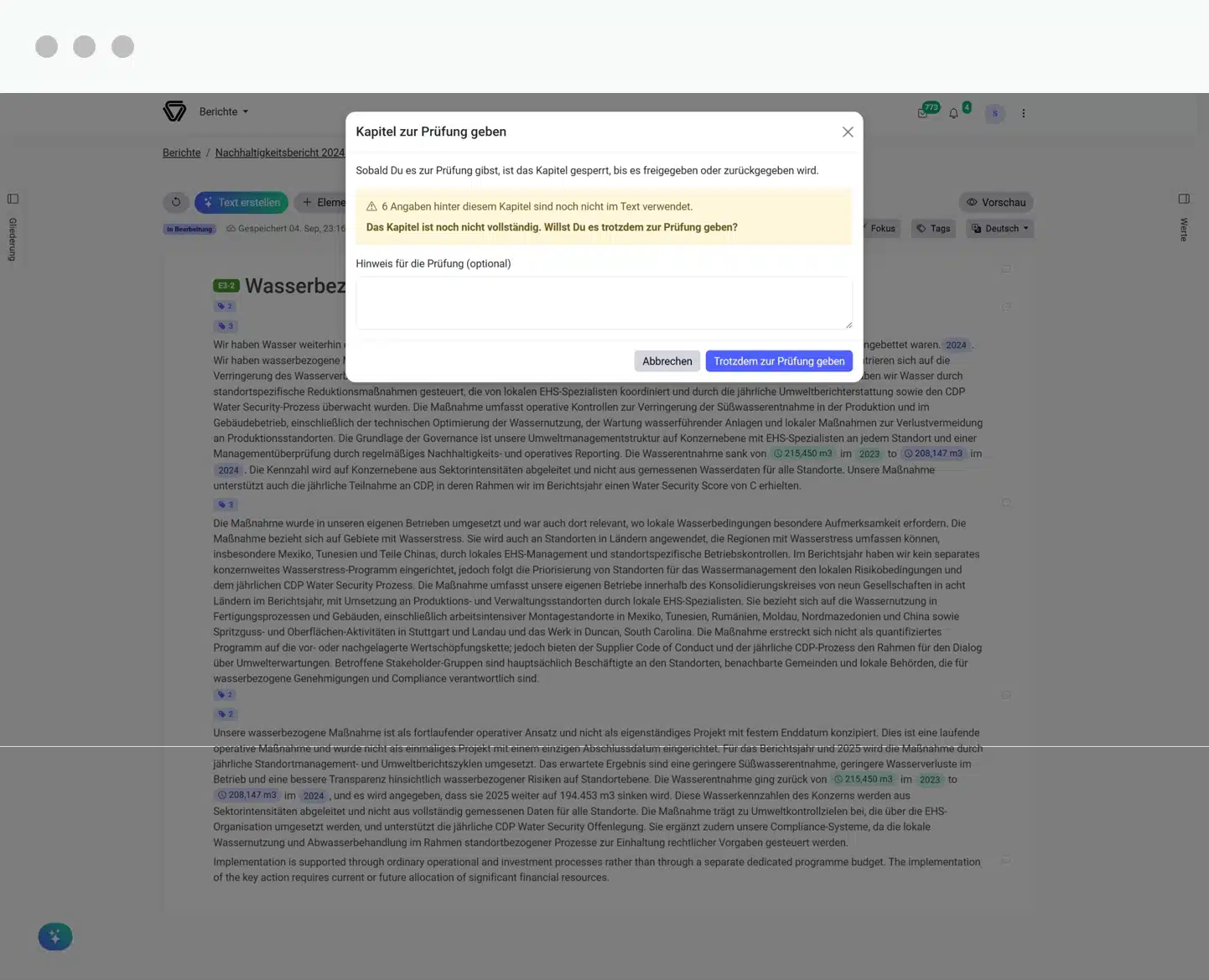 consust disclosure management software auditierbarkeit