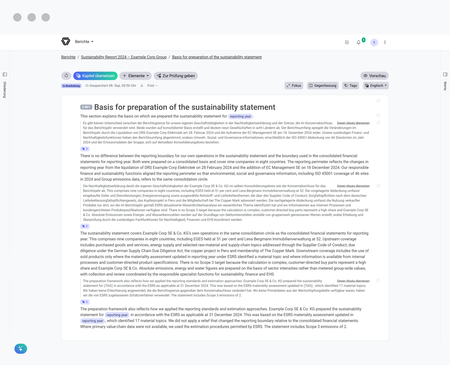 consust disclosure management software mehrsprachigkeit