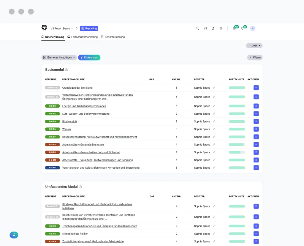 consust vs & vsme software modulauswahl